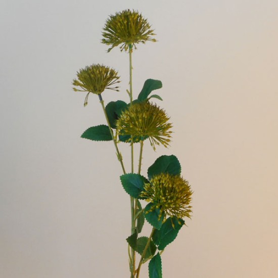 Artificial Fireball Lily Olive Green 73cm Artificial Flowers